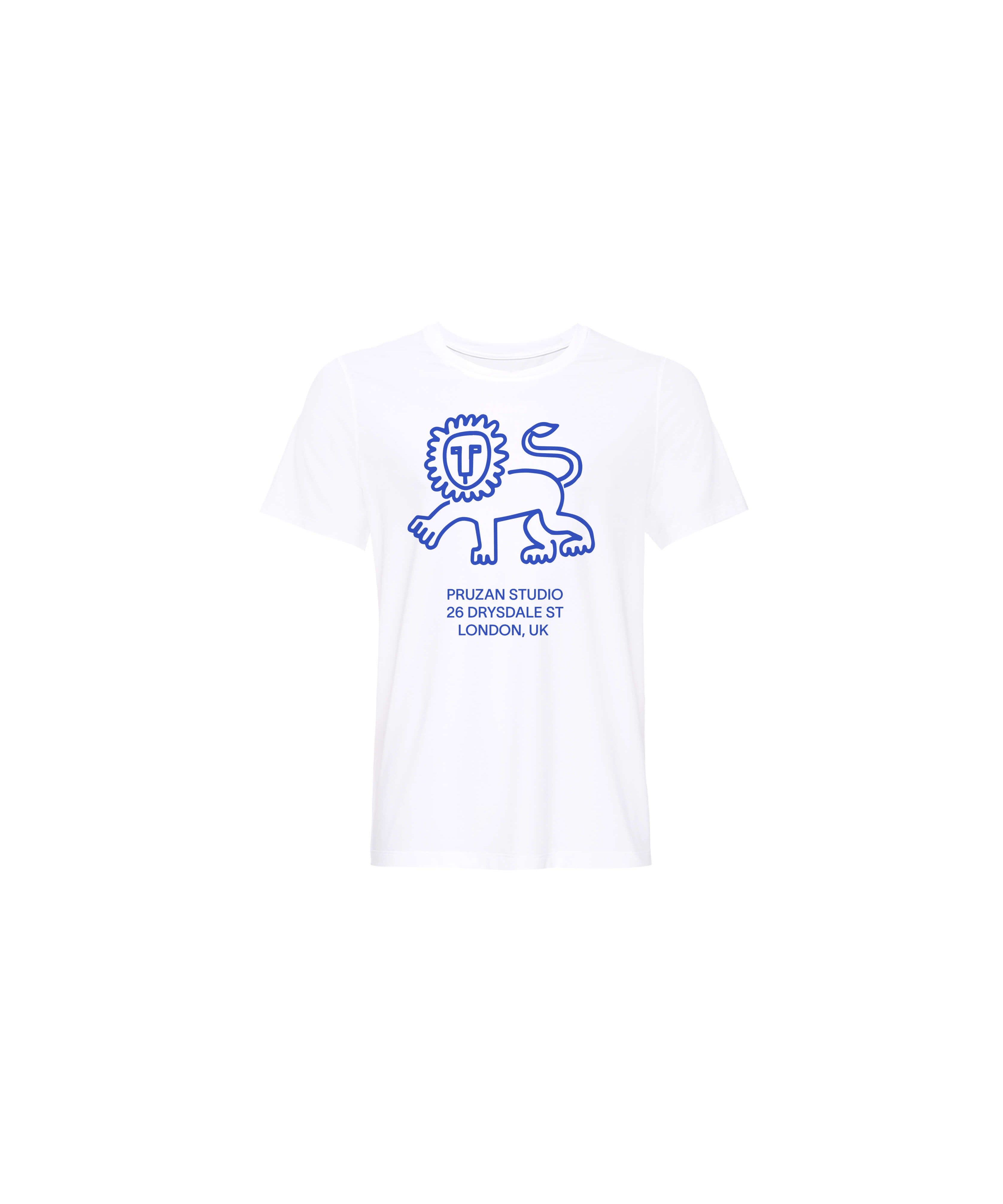 Pruzan Studio Super Blue Lion T Shirt