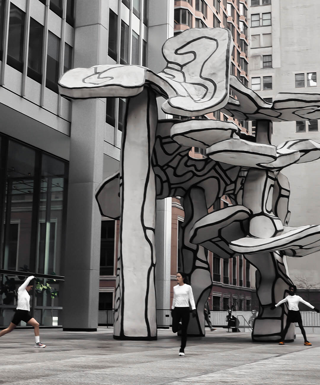 Jean Dubuffet's Group of Four Trees