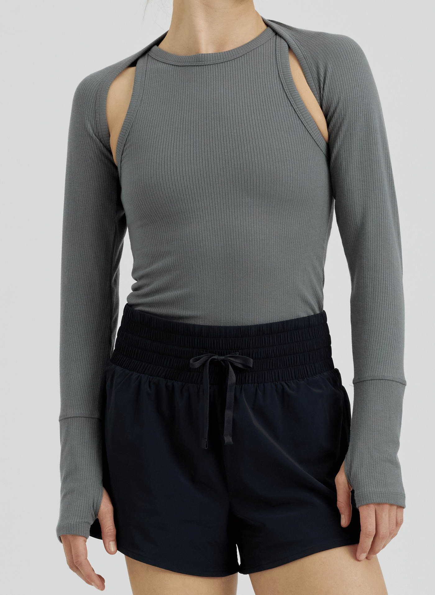 Ribbed Recovery Shrug + Tank Set