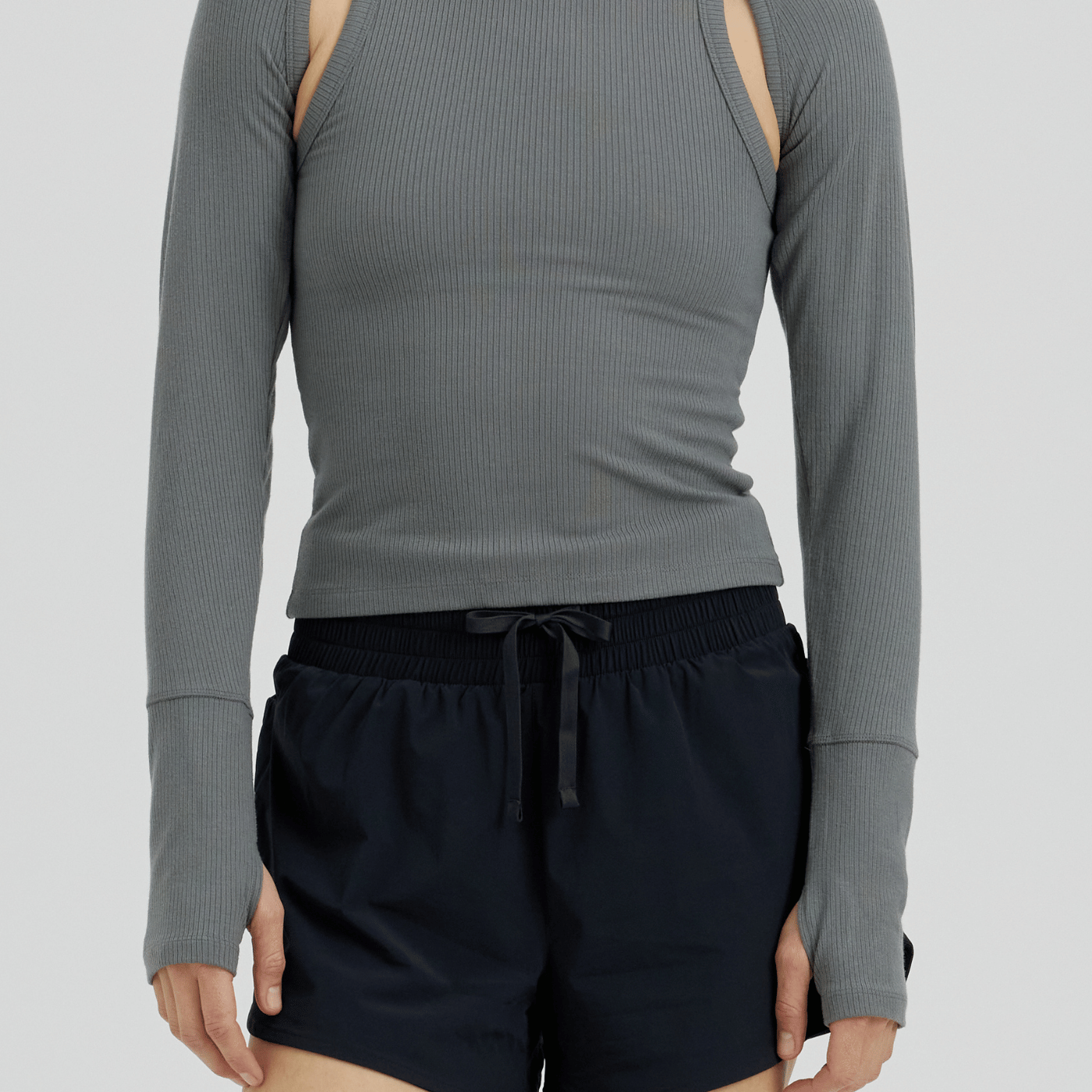 Ribbed Recovery Shrug + Tank Set