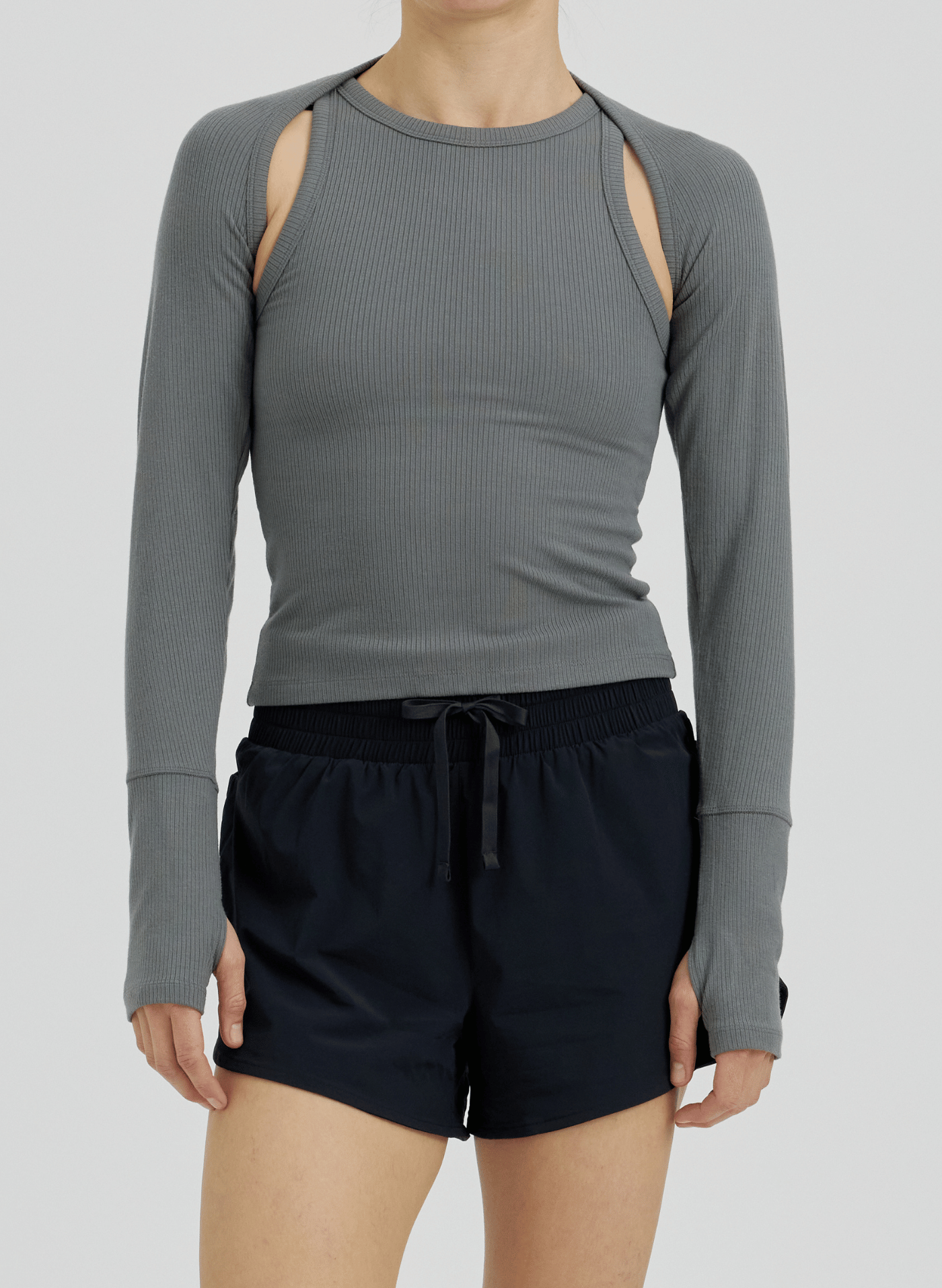 Ribbed Recovery Shrug + Tank Set