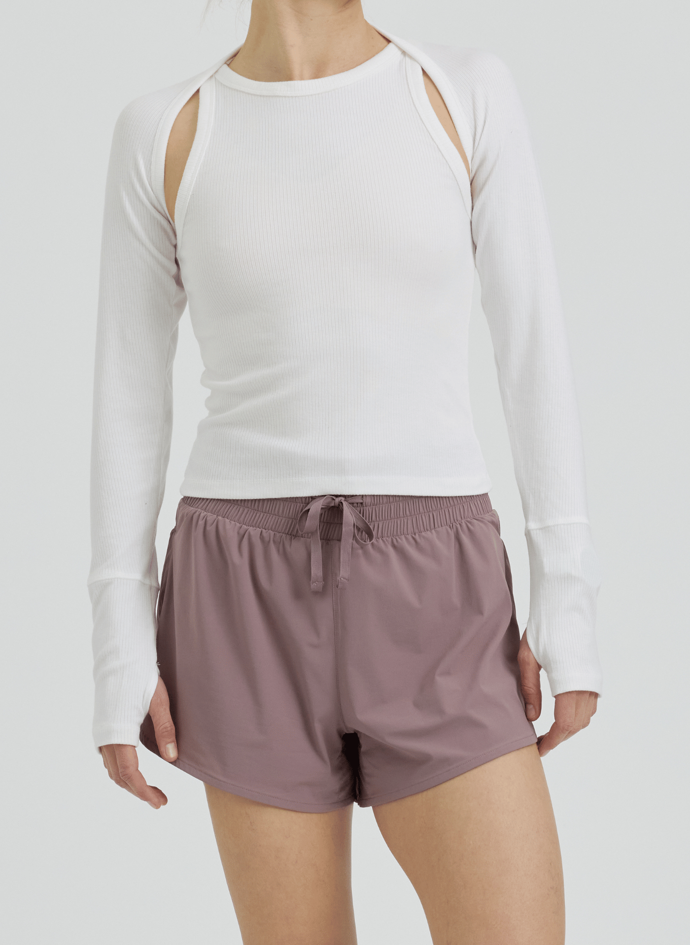 Ribbed Recovery Shrug + Tank Set