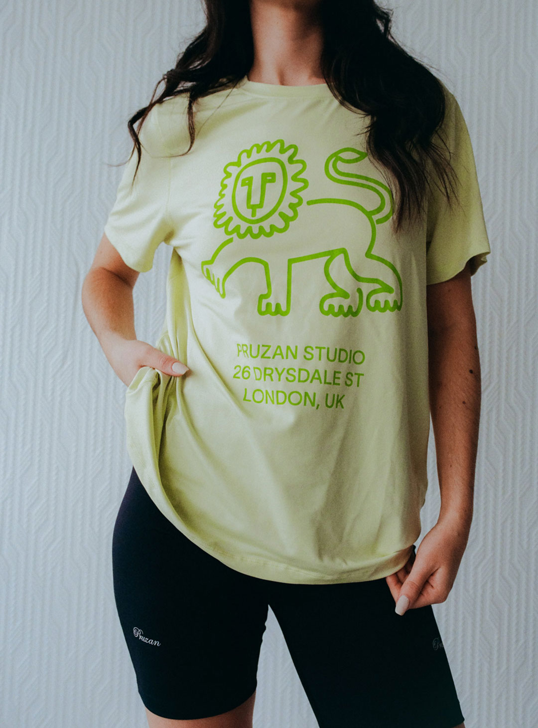 Pruzan Studio Happy Green Lion T Shirt