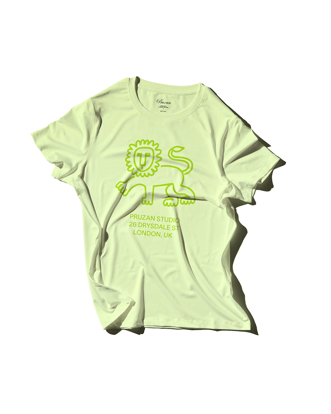 Pruzan Studio Happy Green Lion T Shirt