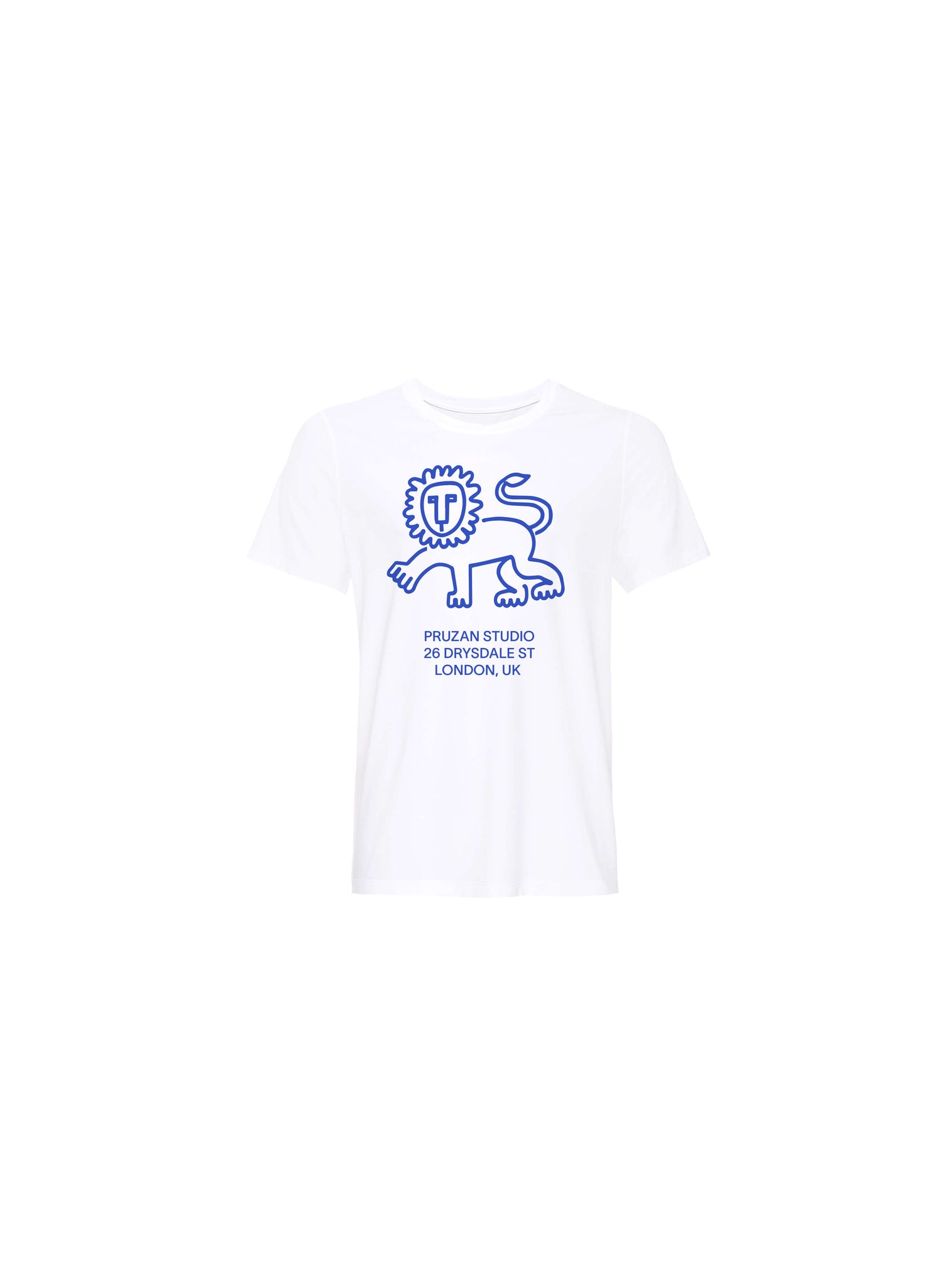 Pruzan Studio Super Blue Lion T Shirt