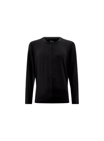 トップス everyone luxury cotton long sleeve BLACK everyone luxury cotton long sleeve tee shirt (BLACK) | everyone