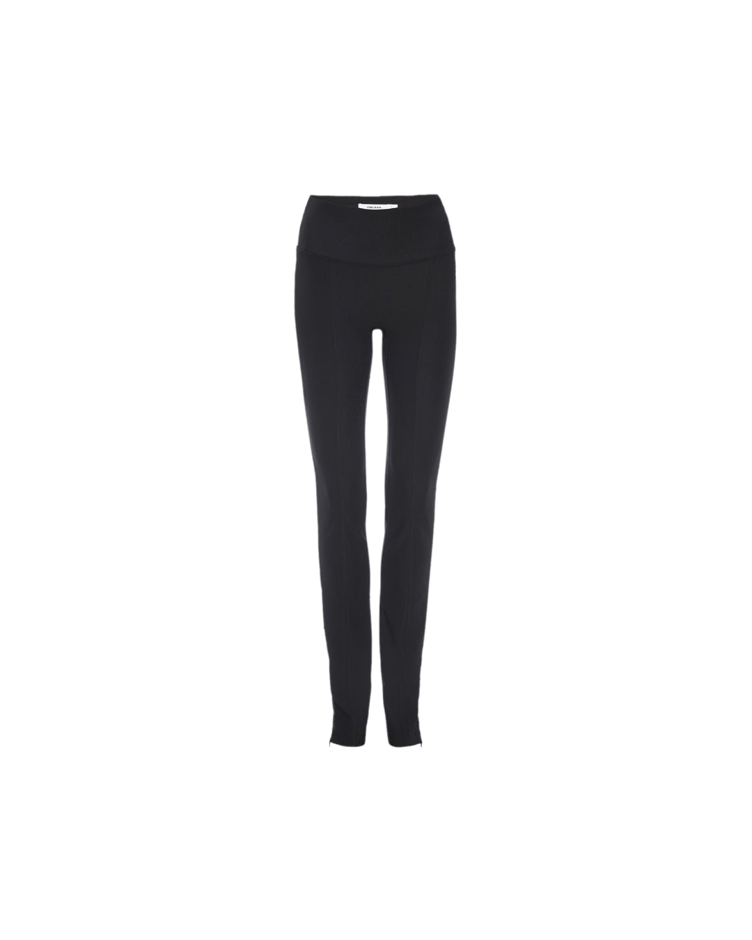 Zip Flare Ribbed Leggings
